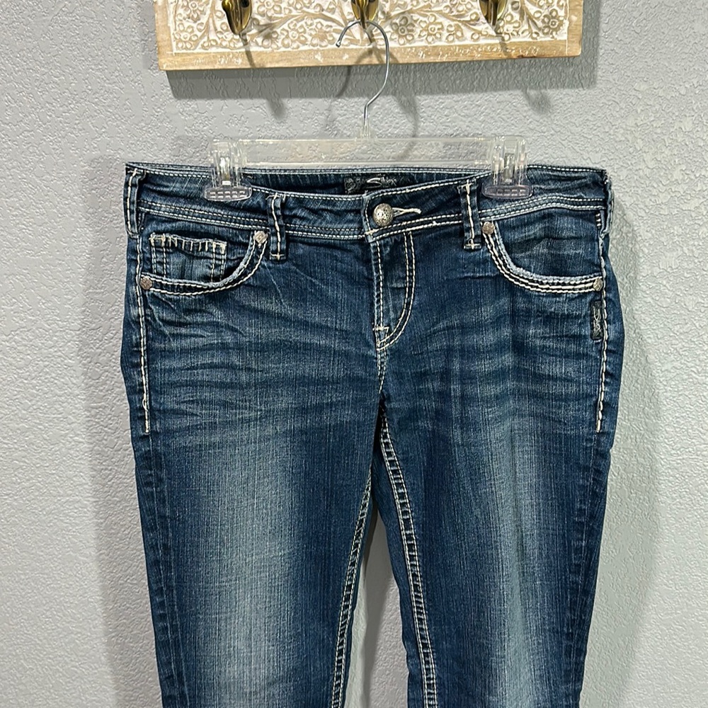 Silver Berkeley flap pocket jeans